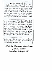 1930-08-04 - Thomas J Rice obit (Globe)